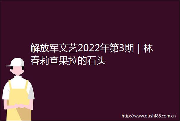 文艺2022年第3期｜林春莉查果拉的石头