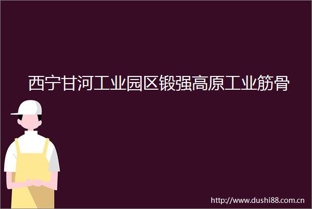 西宁甘河工业园区锻强高原工业筋骨