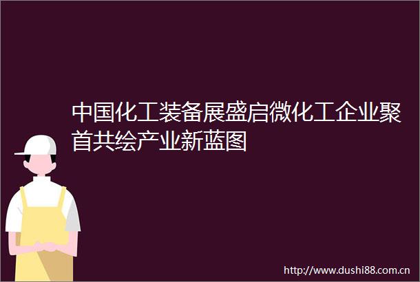 化工装备展盛启微化工企业聚首共绘产业新蓝图