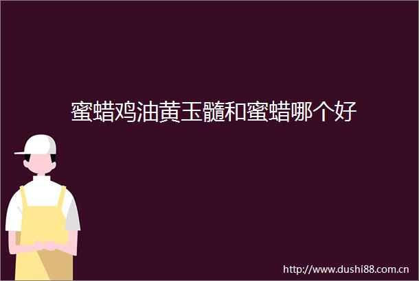 蜜蜡鸡油黄玉髓和蜜蜡哪个好