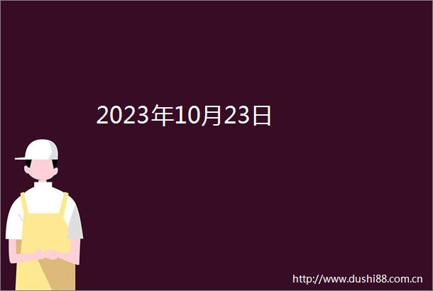2023年10月23日