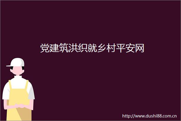 党建筑洪织就乡村平安网