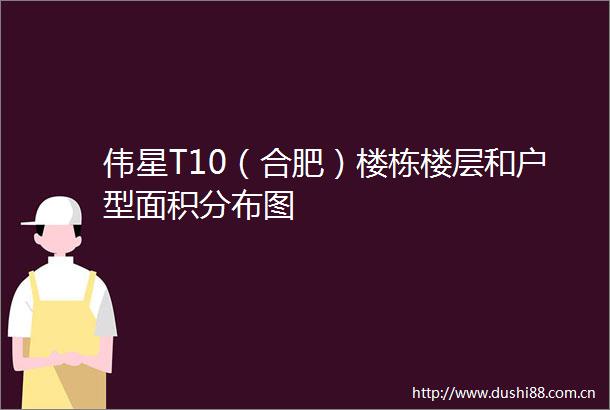 伟星T10（合肥）楼栋楼层和户型面积分布图
