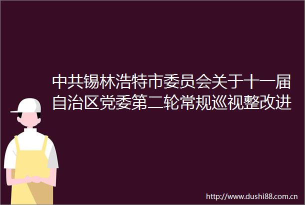 锡林浩特市委员会关于十一届自治区党委第二轮常规巡视整改进展情况的通报