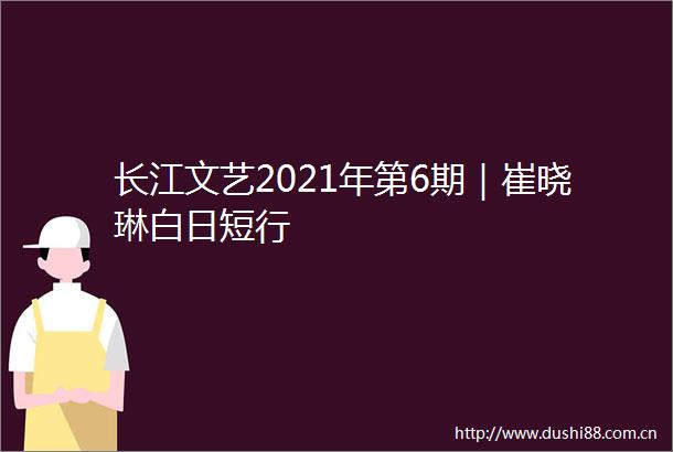 长江文艺2021年第6期｜崔晓琳白日短行