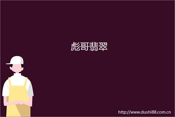 彪哥翡翠
