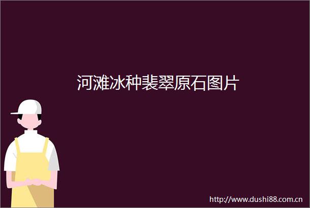 河滩冰种裴翠原石图片