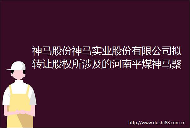 神马股份神马实业股份有限公司拟转让股权所涉及的河南平煤神马聚碳材料有限责任公司股东全部权益价值资产评估报告