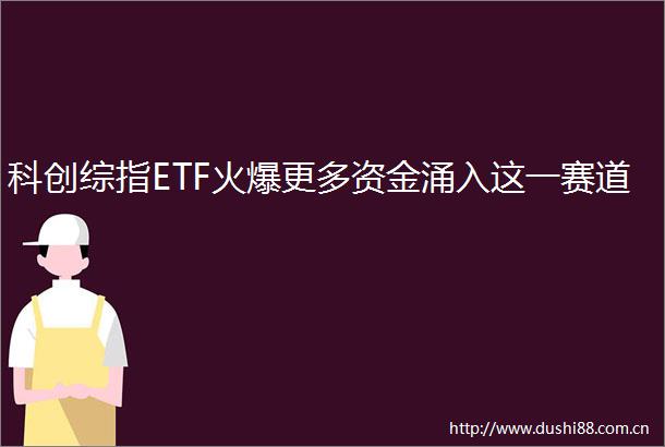 科创综指ETF火爆更多资金涌入这一赛道