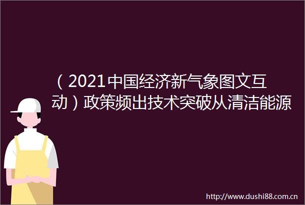 （2021经济新气象图文互动）政策频出技术突破从清洁能源发展看经济底气