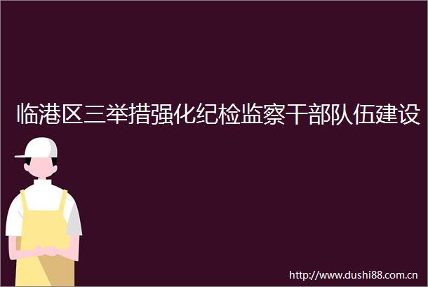 临港区三举措强化纪检监察干伍建设
