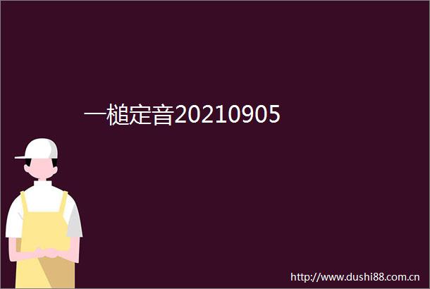 一槌定音20210905