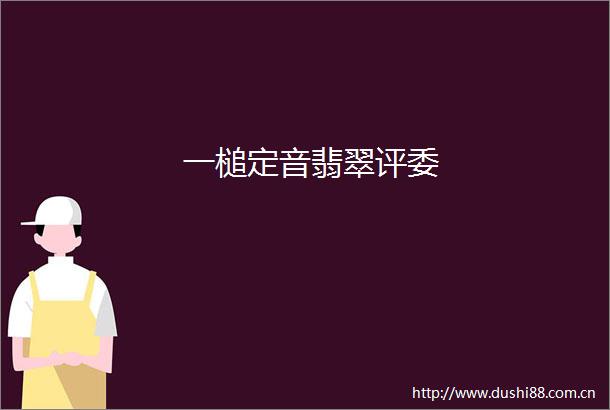 一槌定音翡翠评委