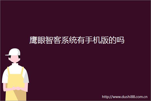 鹰眼智客系统有手机版的吗