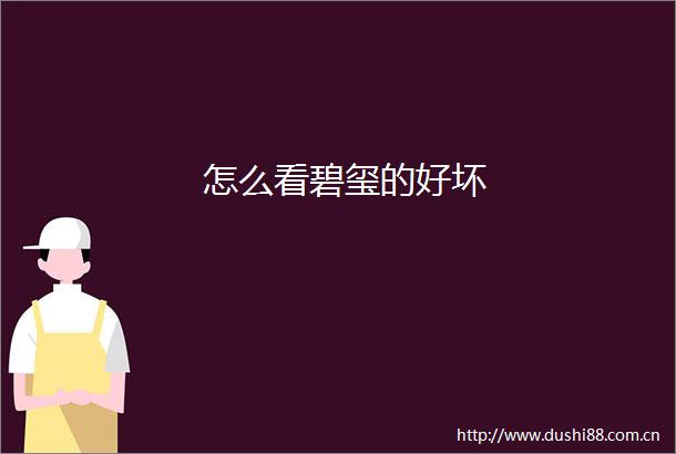 怎么看碧玺的好坏