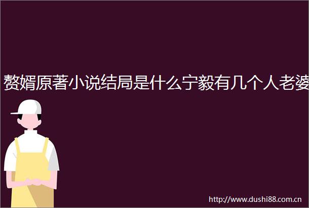 赘婿原著小说结局是什么宁毅有几个人老婆