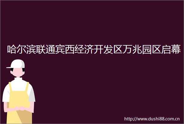 哈尔滨联通宾西经济开发区万兆园区启幕