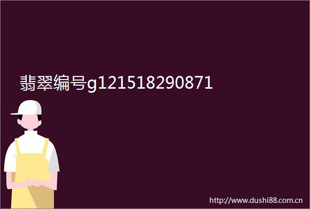 翡翠编号g121518290871