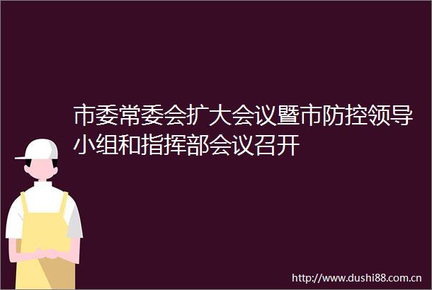 市委常委会扩大会议暨市防控小组和指挥部会议召开