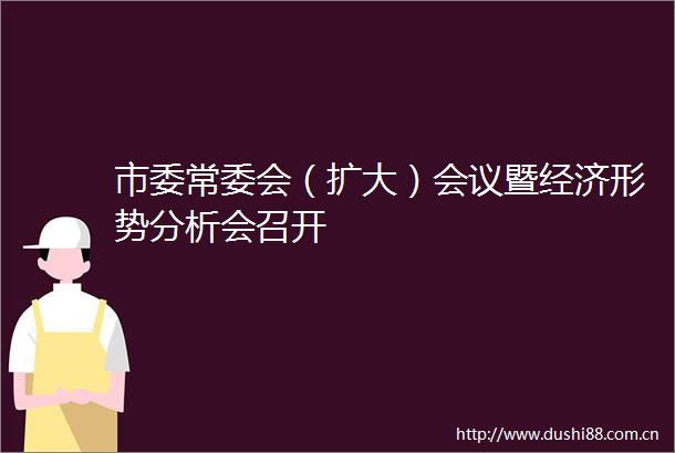 市委常委会（扩大）会议暨经济形势分析会召开