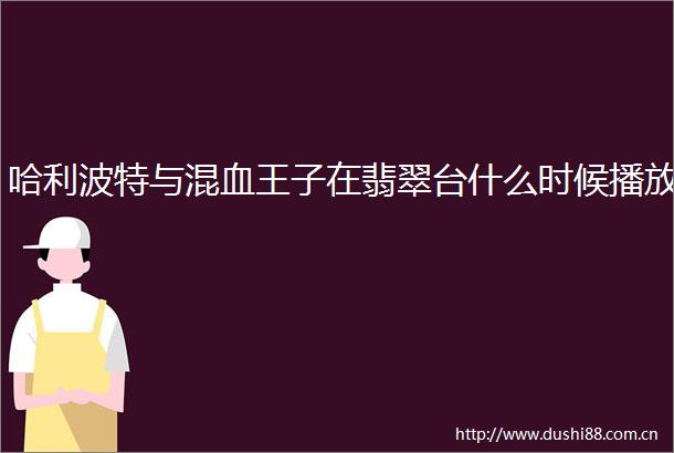 哈利波特与混血王子在翡翠台什么时候播放