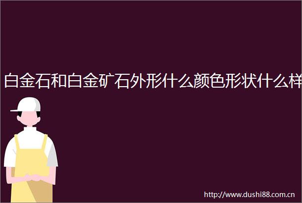 白金石和白金矿石外形什么颜色形状什么样