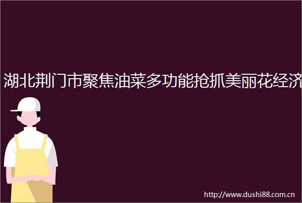 湖北荆门市聚焦油菜多功能抢抓美丽花经济