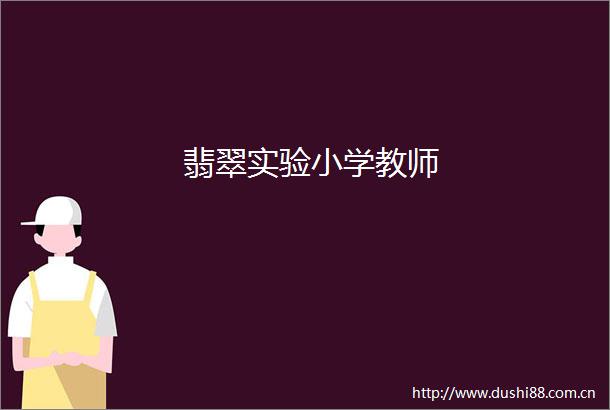 翡翠实验小学教师