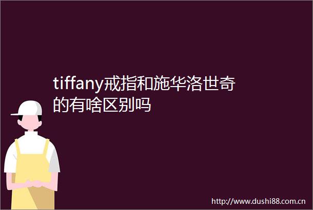 tiffany戒指和施华洛世奇的有啥区别吗
