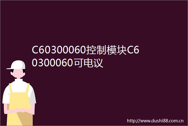 C60300060控制模块C60300060可电议