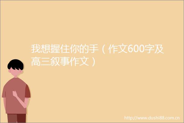 我想握住你的手（作文600字及高三叙事作文）