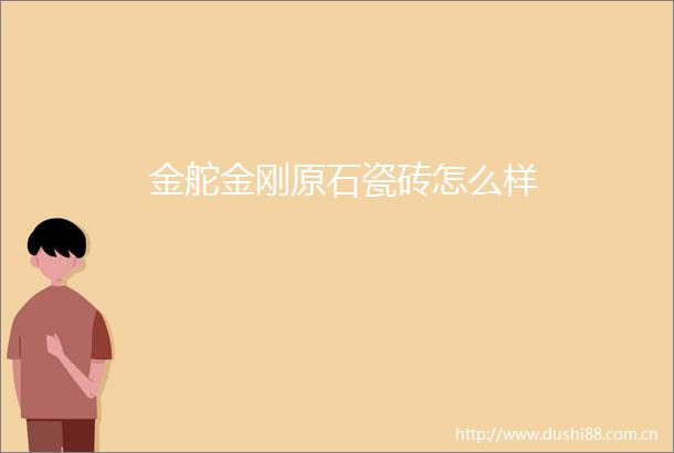 金舵金刚原石瓷砖怎么样