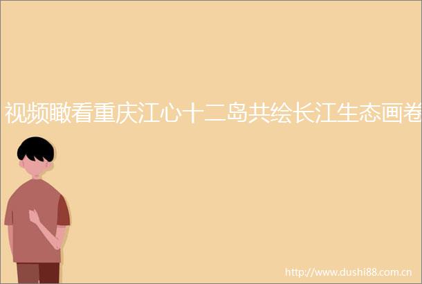 视频瞰看重庆江心十二岛共绘长江生态画卷
