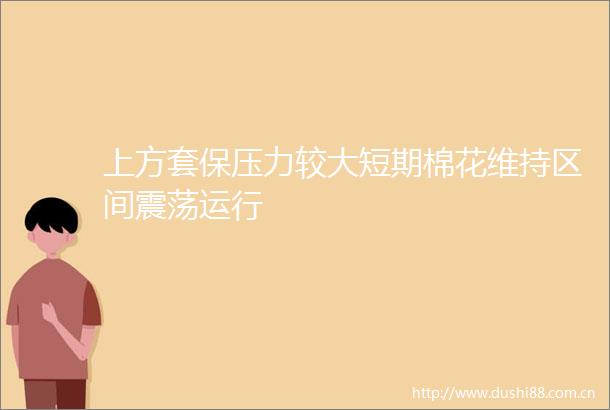 上方套保压力较大短期棉花维持区间震荡运行