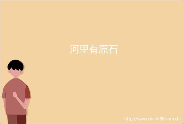 河里有原石