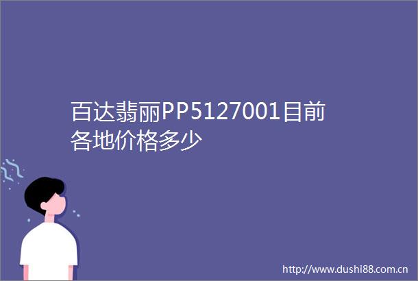 百达翡丽PP5127001目前各地价格多少