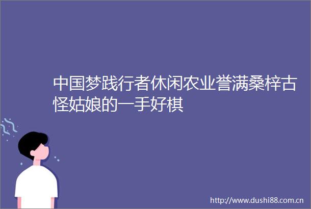 梦践行者休闲农业誉满桑梓古怪姑娘的一手好棋