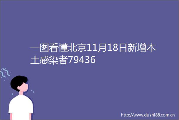 一图看懂北京11月18日新增本土感染者79436