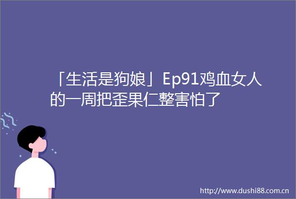 「生活是狗娘」Ep91鸡血女人的一周把歪果仁整害怕了