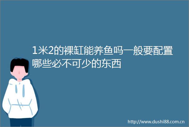 1米2的裸缸能养鱼吗一般要配置哪些必不可少的东西