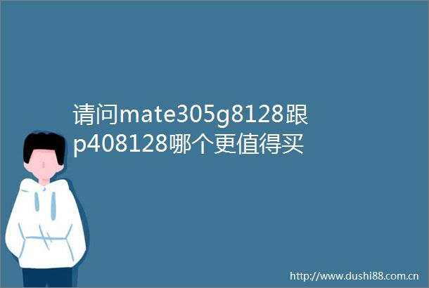 请问mate305g8128跟p408128哪个更值得买