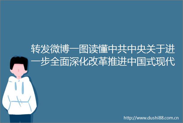 转发微博一图读懂中央关于进一步全面深化改革推进式现代化的决定与市场监管法治建设相关的主要内容