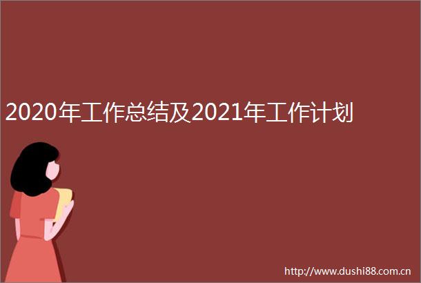 2020年工作总结及2021年工作计划
