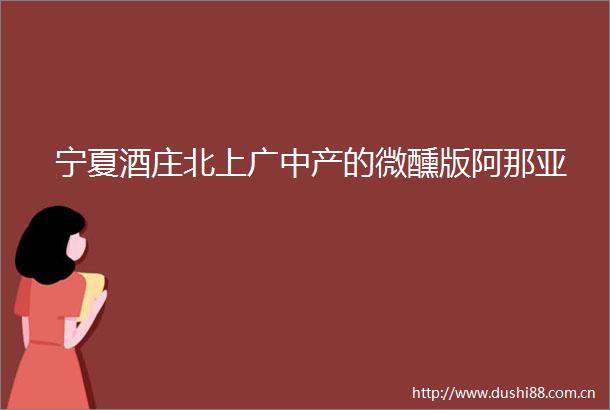 宁夏酒庄北上广中产的微醺版阿那亚