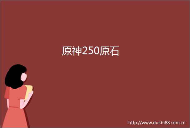 原神250原石