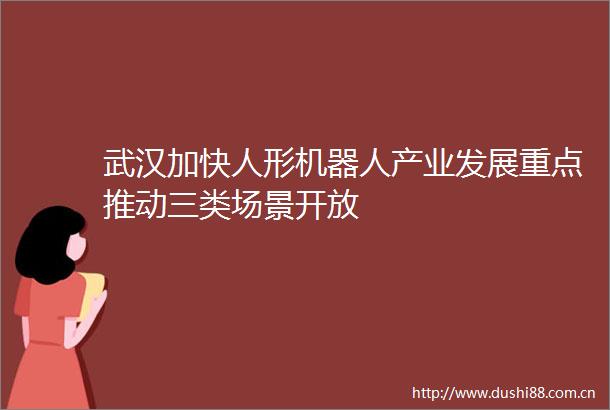 武汉加快人形机器人产业发展重点推动三类场景开放