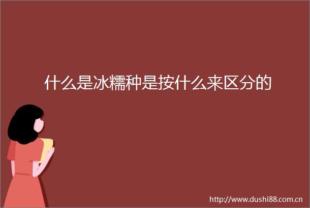 什么是冰糯种是按什么来区分的