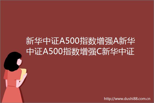 新华中证A500指数增强A新华中证A500指数增强C新华中证A500指数增强型证券投资基金基金合同