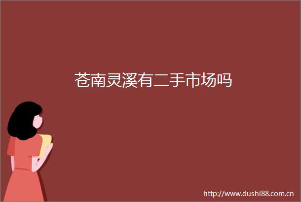 苍南灵溪有二手市场吗