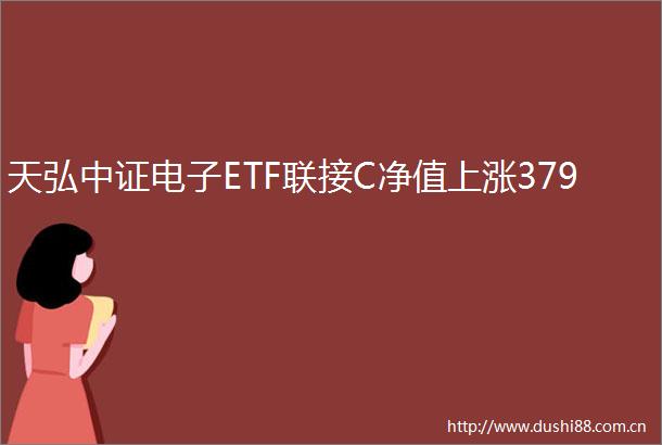 天弘中证电子ETF联接C净值上涨379